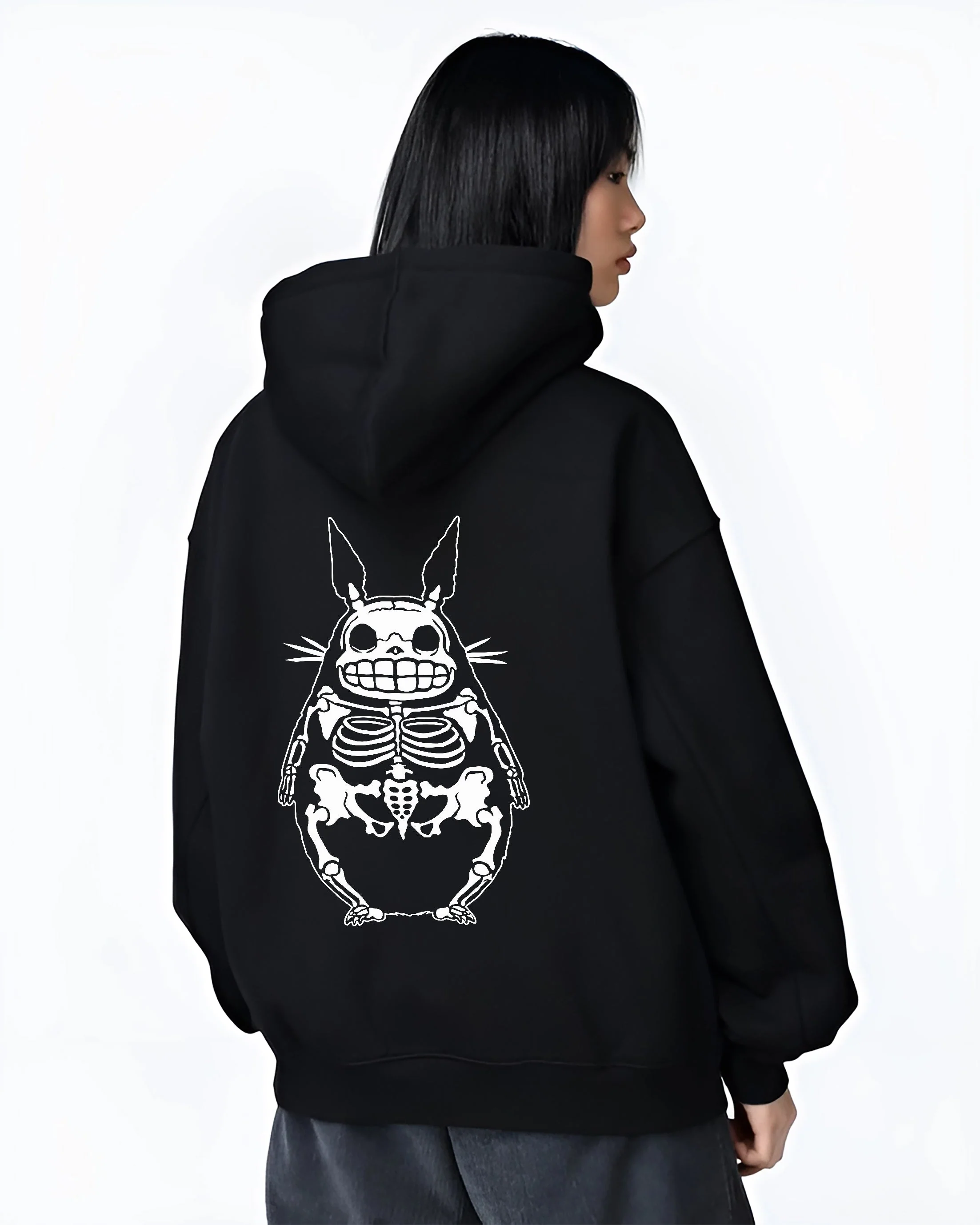 Totoro Studio Ghibli Forest Spirit Skeleton Hoodie - Image 3