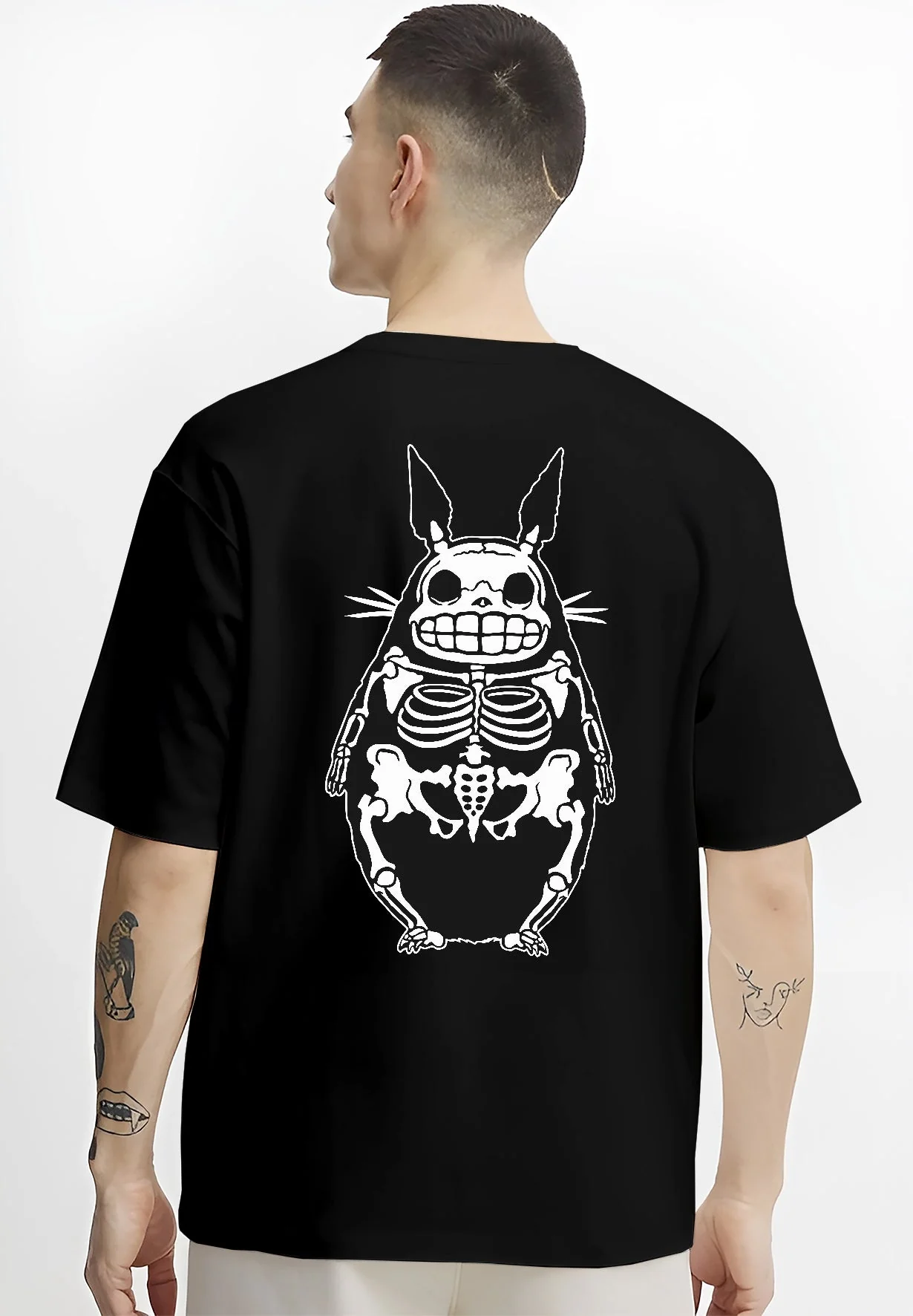 Totoro Studio Ghibli Forest Spirit Skeleton Hoodie - Image 4