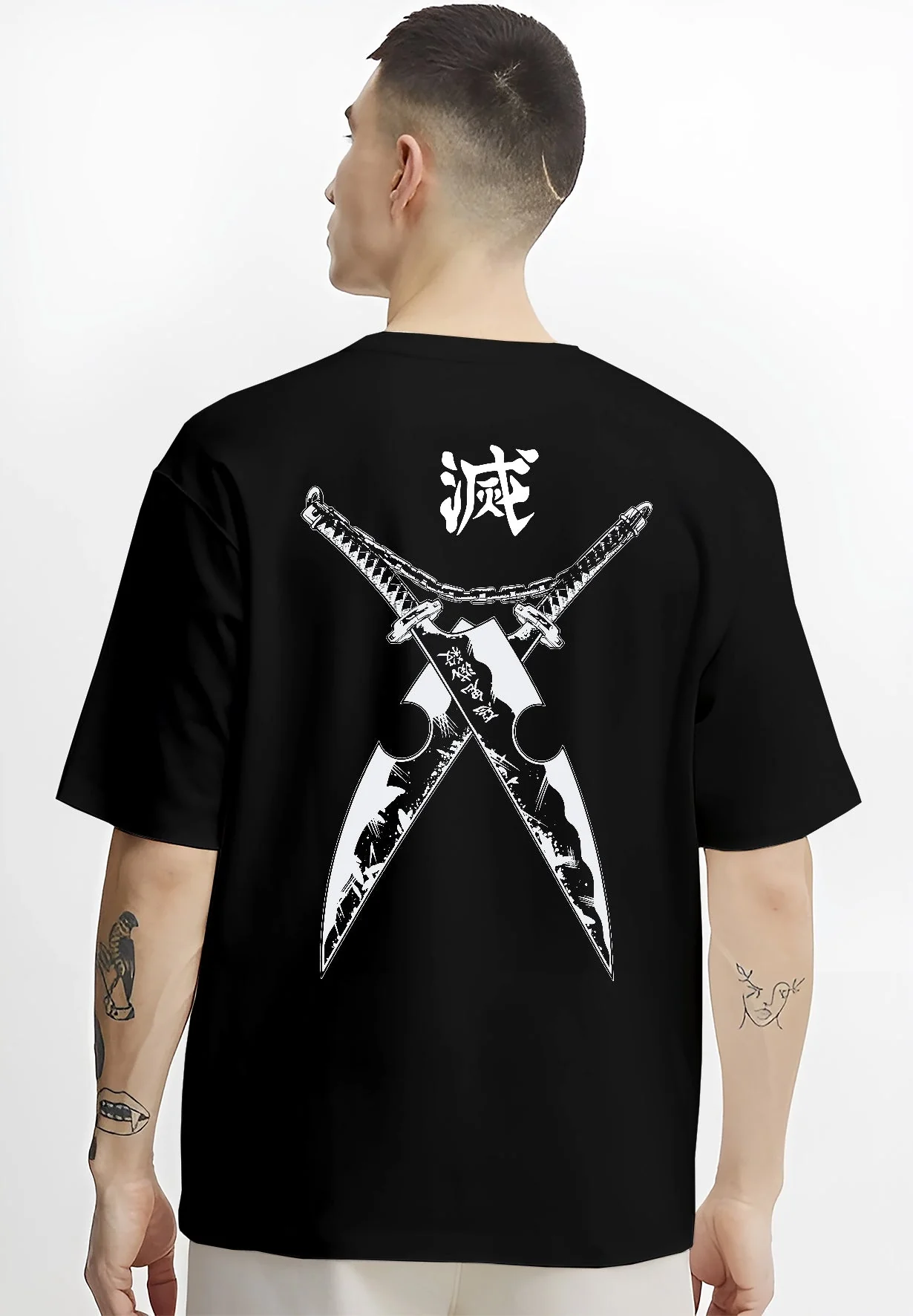 Tengen Uzui Demon Slayer Twin Blades Streetwear Hoodie - Image 4
