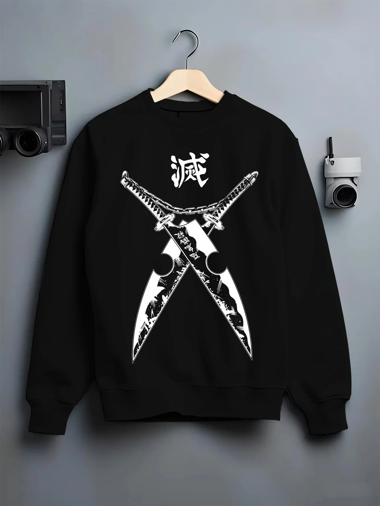 Tengen Uzui Demon Slayer Twin Blades Streetwear Hoodie - Image 6