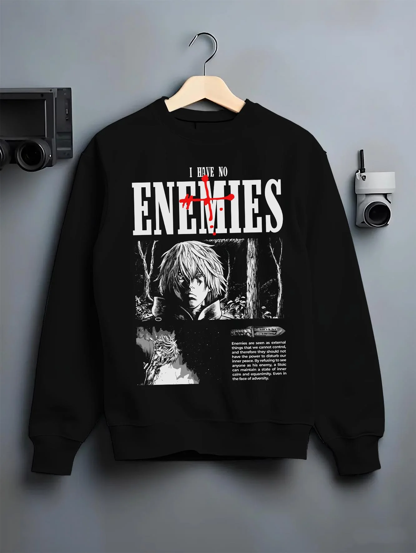 Thorfinn No Enemies Vinland Saga Streetwear Hoodie - Image 6